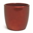 thumbnail image 1 of Jardinière Peinte Métallique Rouge, 1 of 1
