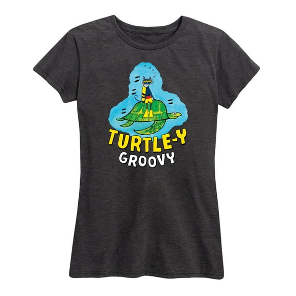 Pete The Cat - Turtle-y Groovy - Women's Short Sleeve Graphic T-Shirt