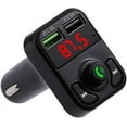 thumbnail image 1 of Bluetooth FM Transmitter for Car Latest Auto Connect, Wireless Radio Car Receiver Adapter Bluetooth Kit with Hands-Free Calling, USB Charger 5V/3.1A a, 1 of 5