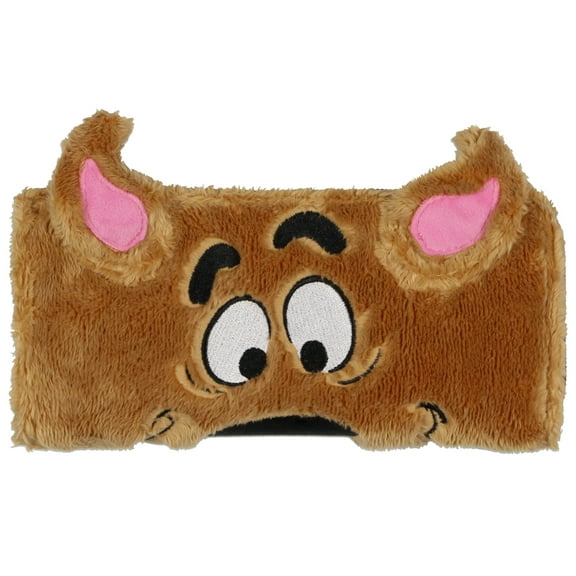 Scooby Doo! Cartoon 3-D Ears Fuzzy Scooby Quarter Zip Travel Wallet