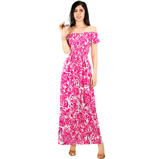 Vestido Maxi Casual Mujer Unitalla Largo Cómodo Estilo Boho