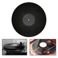 thumbnail image 4 of Alfombril para tocadiscos ", alfombril antideslizante para ptos giratorios, mejora alfombril de fonógrafo de sonido para , negro Hugo Piezas de tocadiscos, 4 of 7
