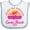 White and Blue, variant on Inktastic Summer Enjoy the Sunshine Cocoa Beach Florida in Pink Boys or Girls Baby Bib