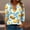 Multicolor, variant on SOOMLON Womens 3/4 Sleeve Shirts Plus Size Tunic Cotton Bee Festival Tops Casual V Neck Shirts Funny Honey Bee Print T Shirts 2025 Trendy Spring Summer Ladies Tops Loose Fit Outfits Pullover XL