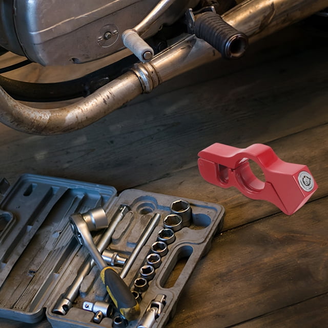 unbranded Suministros Para Motocicleta Cerradura Universal De Manillar Ajustable Y Antirrobo