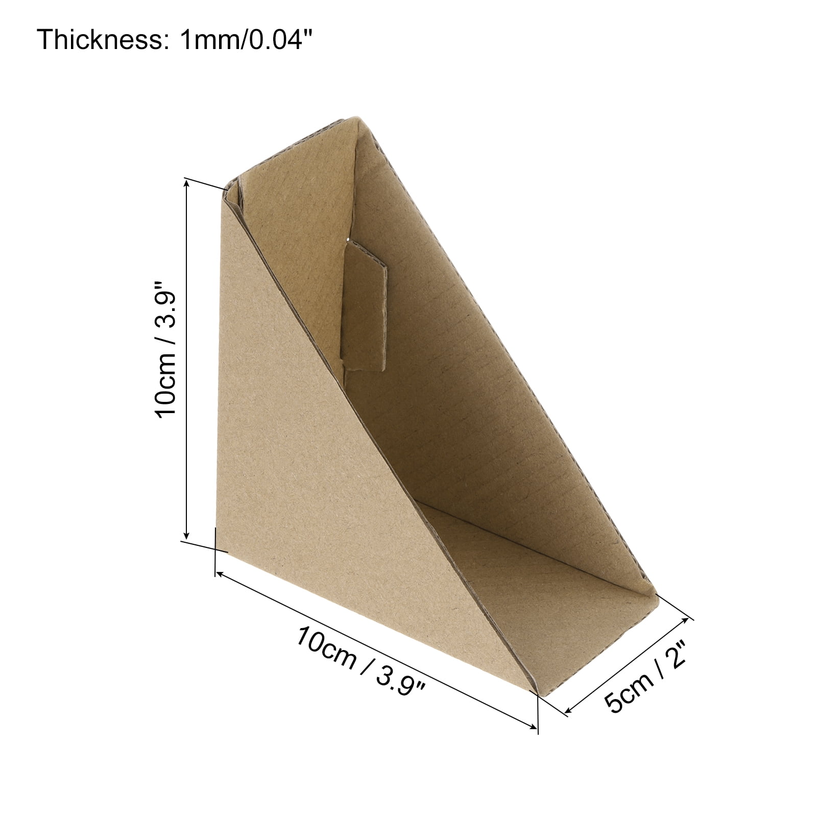 Uxcell Adjustable Cardboard Corner Protector, Cardboard Edges Protector 10x10x5cm for Packing, Shipping Pack of 60 Brown