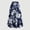 Navy, variant on Dianli Skirts Dresses Printed Drawstring Pocket Pleated Skirt Elastic Waist Casual Pull On Lightweight Breathable Non Position Print Vacation Resort Summer Skirt