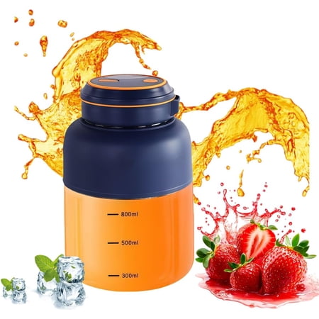 2026 New Wireless Juicer Cup, USB Rechargeable Personal Size Blender with Dual Lid for Shakes and Smoothies
