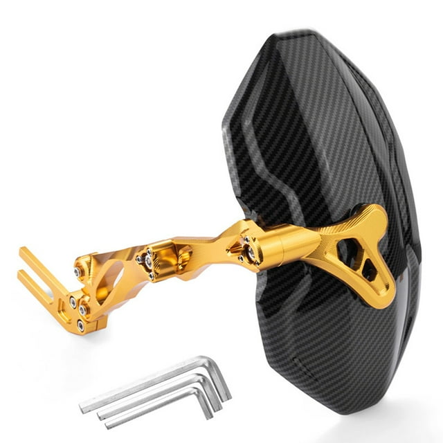 Qiaoxi Motorcycle Rear Fender Mudguard 360 Degree Rotation Adjustable Support Wheel Rear Cover Tire Splash Guard Protector