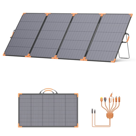 400w 33.6V 12A Solar Panel Bifacial IP68 Waterproof Plug and Play for Portable Power Stations