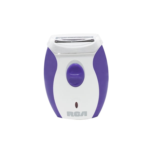 Rasuradora Depiladora Mini RCA Batería Recargable Acero Inoxidable Blanco Morado
