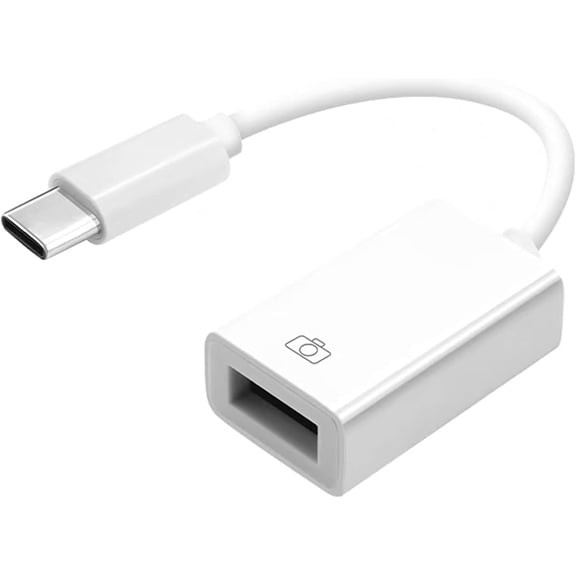 Type-C to USB Adapter, USB 3.0 OTG Camera Adapter for Phones, Tablets, Card Reader, U Disk, Keyboard, Mouse, USB Flash Drive Cable, Plug & Play