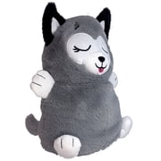 FlipaZoo: Upside Down Inside Out - Fox To Husky - 2-In-1 Animal Plush, Belly Flips To Reveal 2nd Character, Kids Playtime Companion, Plus Bonus Baby
