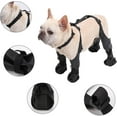 thumbnail image 4 of LAICAIW Dog Boot Leggings, Dog Suspender Boots, Adjustable Dog Paws Legs Protector, Anti-Slip Dog Shoes with Suspender Belt, Waterproof Dog Suspender Boots, for Small & Medium Dogs, 4 of 7