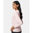 thumbnail image 2 of Alternative B05412312 Women Eco-Washed Terry Throwback Pullover, Rose Quartz   - Extra Small, 2 of 5
