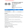 thumbnail image 2 of Front Brake Rotor Set - Compatible with 1998 - 2004 Mazda B4000 RWD 1999 2000 2001 2002 2003, 2 of 2