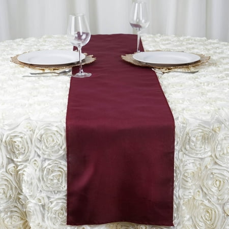 

BalsaCircle 12 x 108 Polyester Table Top Runner Burgundy