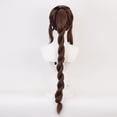 thumbnail image 3 of Peluca para cosplay Finals Fantasy Aerith Gainsborough, pelo sintético, 3 of 3