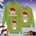 thumbnail image 2 of Rotm Christmas Shirts for Women Matching Family Christmas Sweatshirts Xmas Ugly Funny Pullover Tops Long Sleeve Holiday Shirts for Mom Dad Clothes Green,L, 2 of 6
