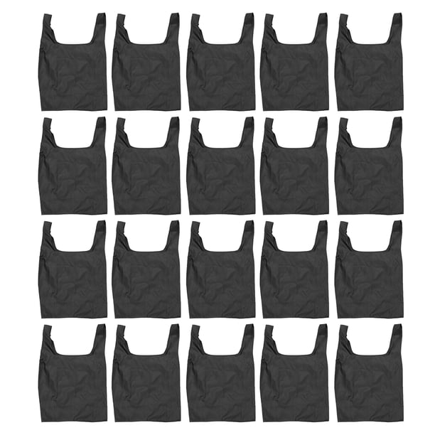 Bolsas de compras reutilizables para 20 piezas, bolsas de compras portátiles, bolsas de tela Oxford