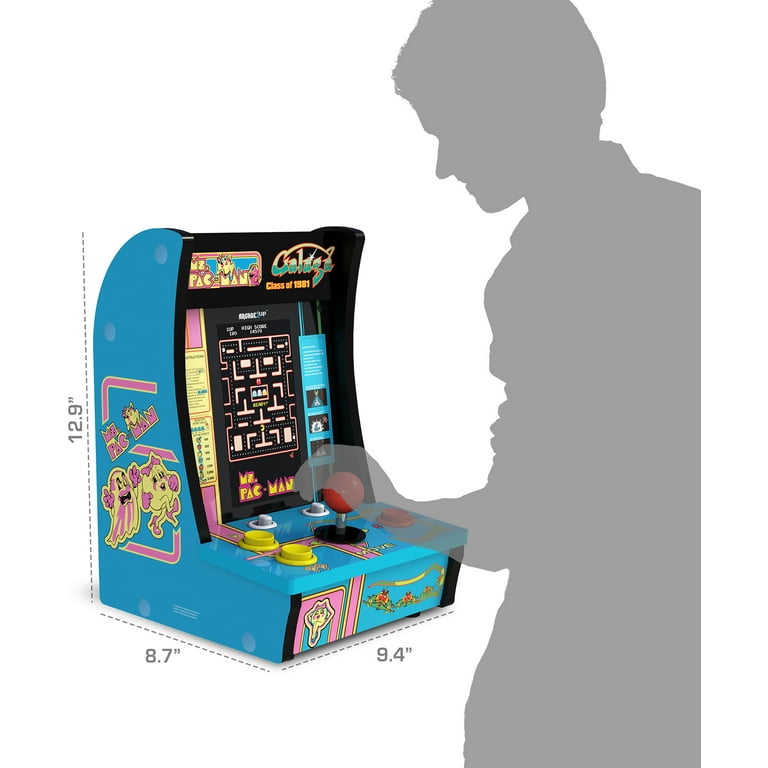 Arcade1Up Class of '81 Ms. PAC-MAN / GALAGA Countercade - Walmart.com