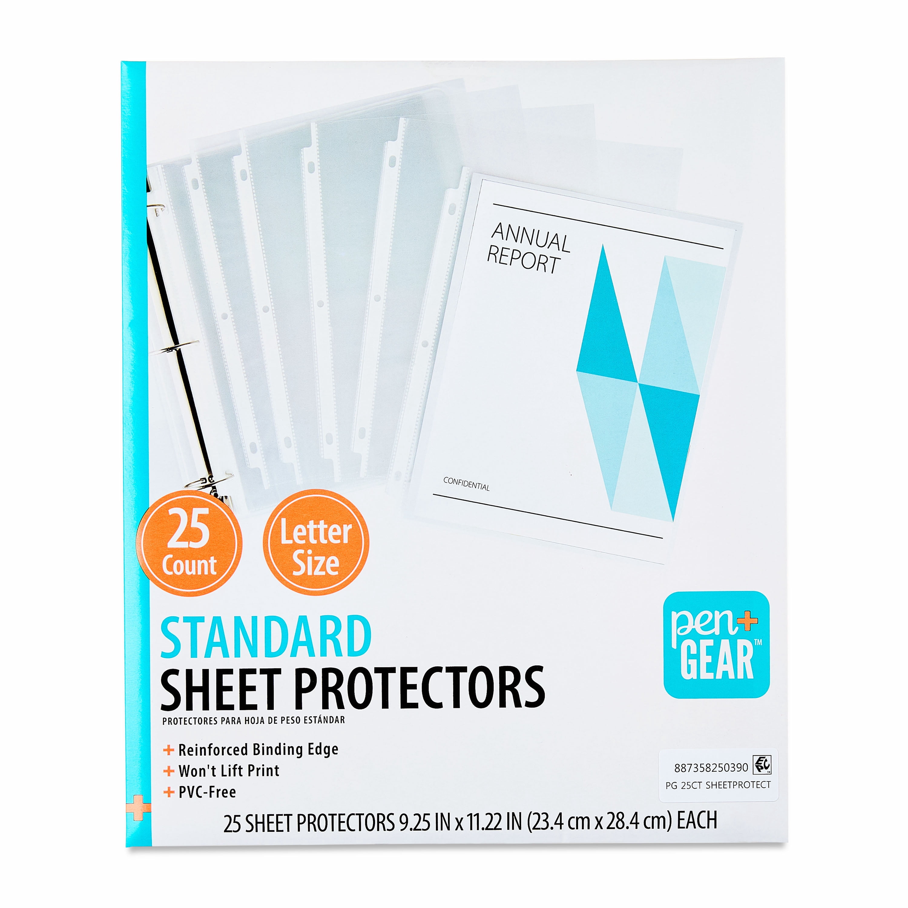 Pen+Gear Binder and Sheet Protectors Document Organization Bundle, 2-Piece Set