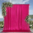 thumbnail image 4 of Hot Pink PartyDelight Sequin Backdrop, Photography, Christmas Backdrop, 6FT x 8FT, 4 of 5