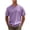 Purple, variant on APEXFWDT Men's Waffle Knit Henley Shirts Men Casual Short Sleeve Tops Solid Color Work Shirt,L,Black