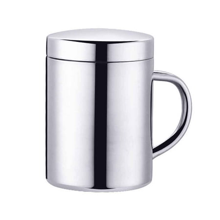 

Coffee Mug Drinking Thermal Insulated Bar Double Wall Office Stainless Steel