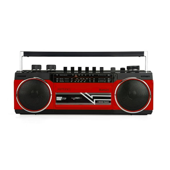 Reproductor Bluetooth Retro Cassette Boombox Riptunes