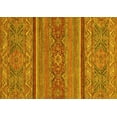 thumbnail image 1 of Ahgly Company Machine Washable Indoor Rectangle Abstract Yellow Modern Area Rugs, 3' x 5', 1 of 4