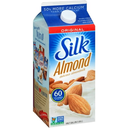 Silk Almond Original Almondmilk, .5 gal - Walmart.com