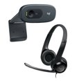 thumbnail image 1 of Auriculares Logitech USB H390 con micrófono con cancelación de ruido y cámara web C270, 1 of 7