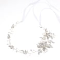 thumbnail image 4 of Nvzi Horquillas para el pelo de boda con flores para novias, peinetas con perlas de cristal, pinzas para el pelo, tocado, accesorios para el pelo de boda dorados, joyas - doradas, 4 of 4