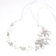 thumbnail image 1 of Nvzi Horquillas para el pelo de boda con flores para novias, peinetas con perlas de cristal, pinzas para el pelo, accesorios para el pelo de boda dorados, joyas plateadas, 1 of 4