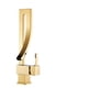 thumbnail image 1 of Grifo de lavabo, grifo de baño, diseño moderno y elegante, grifo de lavabo de latón dorado, rotación de 360 °, agua fría y caliente opcional, válvula de cerámica Vhermosa WLJ-4547, 1 of 5