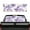 Butterfly Tie-dye Violet, variant on SEANATIVE Back Window Decal for Car Truck Back Window Graphic See-Through One-Way Vision Perforated Vinyl Sticker Automotive Decals for Pickup Truck Decorations, Cat Starry Night