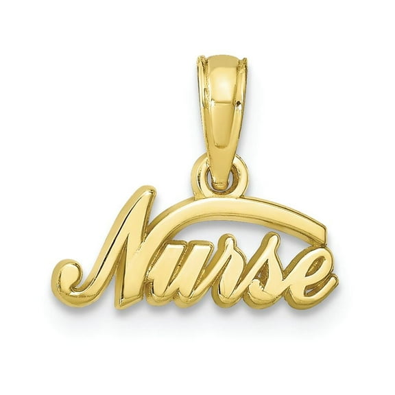 FJC Finejewelers 10k Yellow Gold Nurse Charm