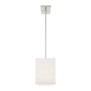 Livex Lighting Summit 3 Light Linear Chandelier in Brushed Nickel