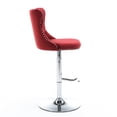 thumbnail image 2 of Swivel Bar Stools with Cupreous Nailheads Decoration / Comfort in Kitchen Island, 2 of 6