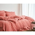 thumbnail image 2 of Pavish Export Rust Orange Cotton Duvet Cover Softened Quilt Donna Duvet Cover Set With 2 Pillow Case Boho Bedding Set 120X120, 2 of 4