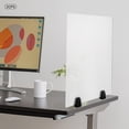 thumbnail image 3 of ToppiJoy 2pcs Acrylic Screen Free Standing, Frosted Clear Acrylic Divider, Dividers for Desk Privacy Home & Office 24*18in, 3 of 9