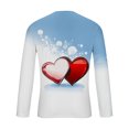 thumbnail image 5 of HaoXianJian Valentine's Day T Shirts for Men Cute Heart Print Graphic Tees Casual Long Sleeve Top Funny Pullover Blouse Casual Valentines Gifts Plus Size 2X 3X 4X, 5 of 5