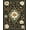 Black Gold Sage Ivory, Pattern 1, variant on ODIKA 8'x10' Washable Area Rug Non-Slip Chair-Friendly Mat Snake Floral Boho Medallion Design With Vintage Vine Accents for Dining Room, Large Office, Lounge
