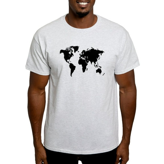 CafePress - The World Light T Shirt - Men's Classic Graphic T-Shirt
