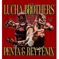 thumbnail image 2 of Men's The Lucha Brothers Penta & Rey Fenix  Graphic Tee Red 2X Large, 2 of 5