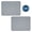 Gray, variant on 2pcs Kitchen Sink Mat Fast Draining Sink Mat Protectors Mat for Stainless Steel Ceramic Sinks ,11.8''x15.7''( Clear Black)