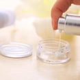thumbnail image 3 of 100 Pieces 5ml Clear Plastic Jar Cosmetic Container Sample Container Mini Bottle, 3 of 5
