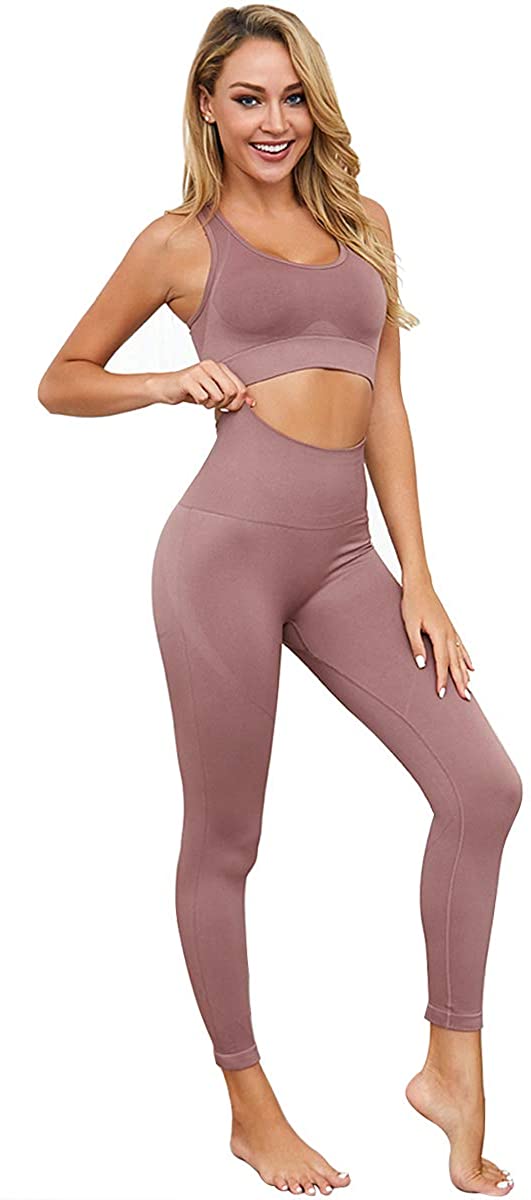Sports Bra Set Gym Clothes | Walmart 