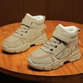 thumbnail image 6 of Quealent Toddler Snow Boots Boys Girls Winter Warm Shoes High Top Outdoor Sneakers for Cold Weather Khaki for Size 12, 6 of 7